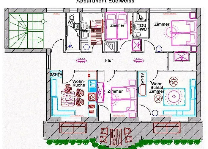 Haus Bergheim Daire Ramsau im Zillertal